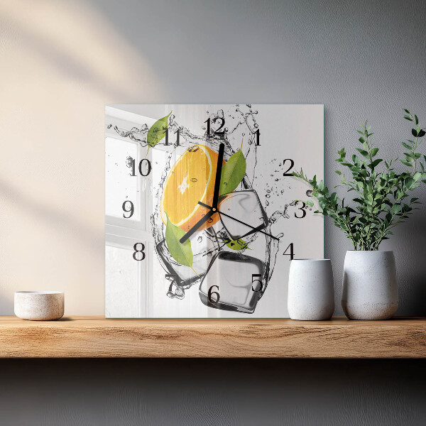 Reloj de vidrio Hielo