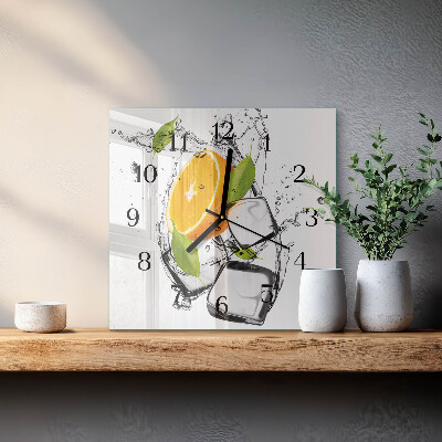 Reloj de vidrio Hielo