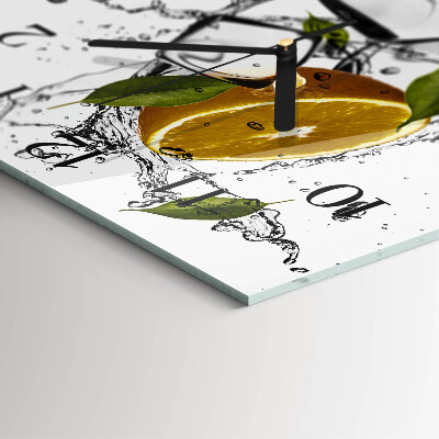Reloj de vidrio Hielo