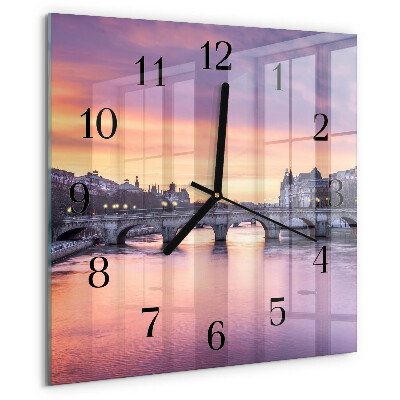 Reloj de vidrio Ciudad del río