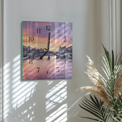 Reloj de vidrio Ciudad del río