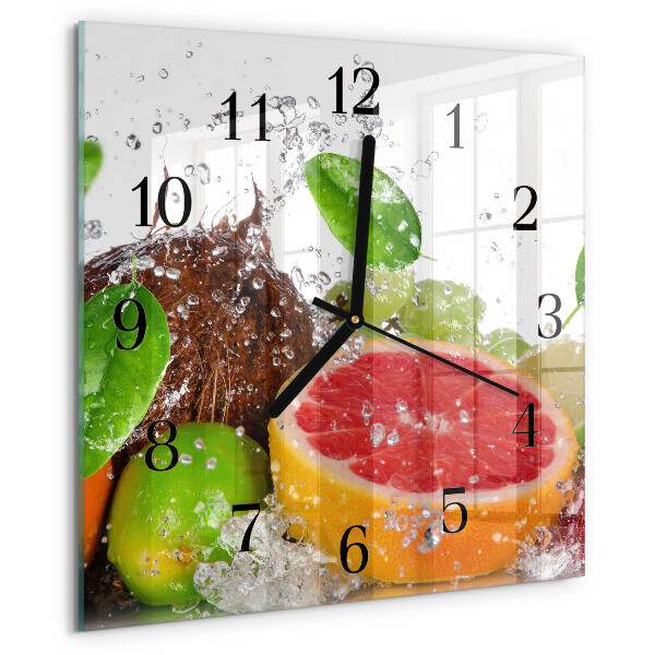 Reloj de vidrio Fruta