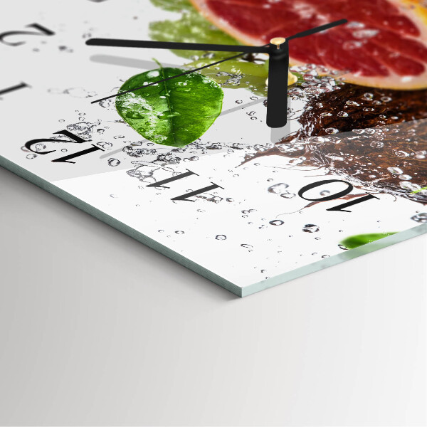 Reloj de vidrio Fruta