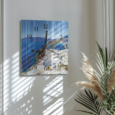 Reloj de vidrio Santorini