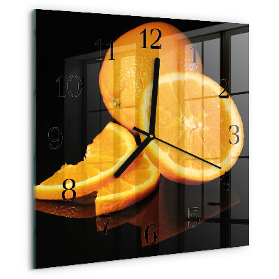 Reloj de vidrio Naranjas