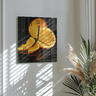 Reloj de vidrio Naranjas