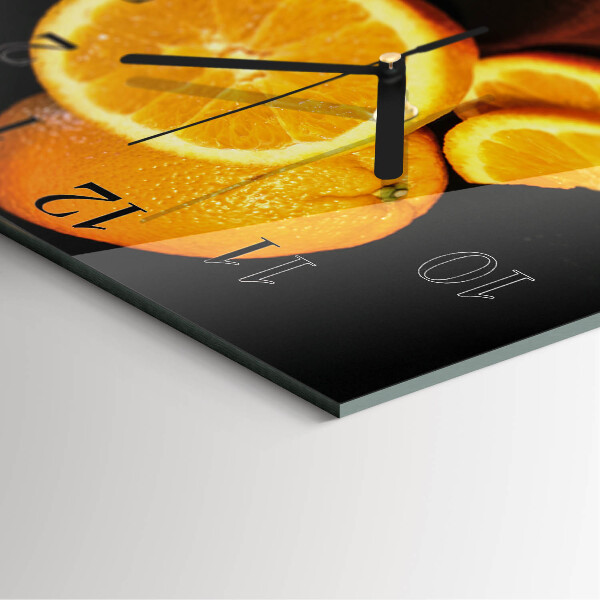 Reloj de vidrio Naranjas
