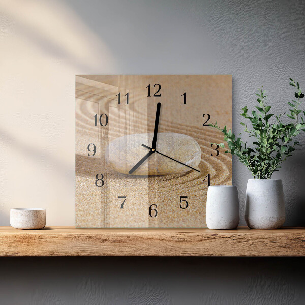 Reloj de vidrio Arena de piedra