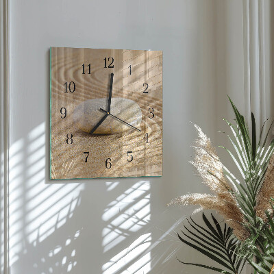 Reloj de vidrio Arena de piedra