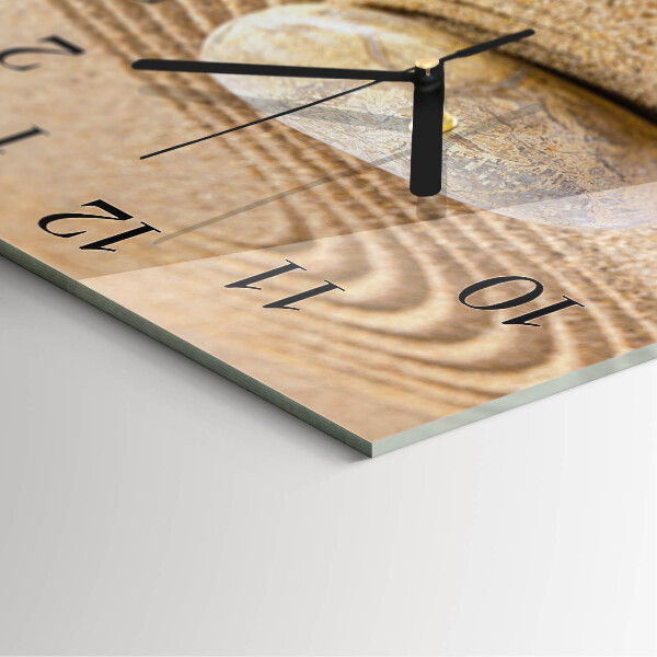 Reloj de vidrio Arena de piedra