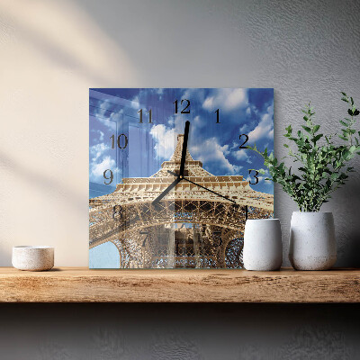 Reloj de vidrio Torre Eiffel