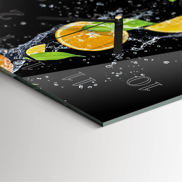 Reloj de vidrio Naranjas