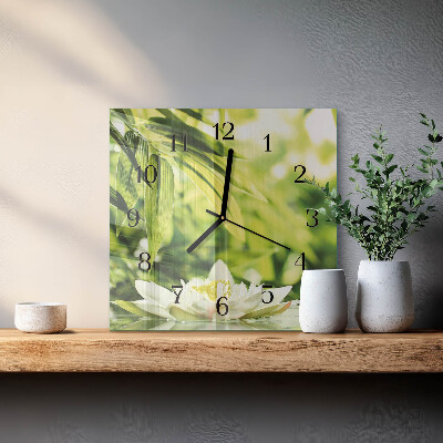 Reloj de vidrio Naturaleza