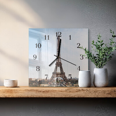 Reloj de vidrio Torre Eiffel