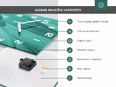 Reloj de vidrio Torre Eiffel