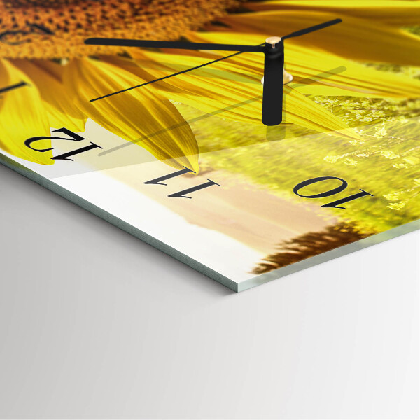 Reloj de vidrio Girasol