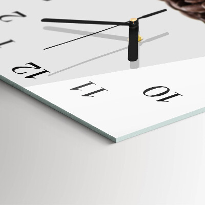 Reloj de vidrio Granos de café