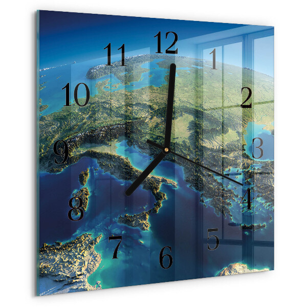 Reloj de vidrio Tierra