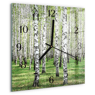 Reloj de vidrio Abedul