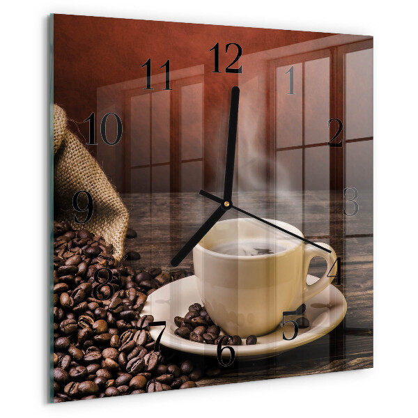 Reloj de vidrio Café