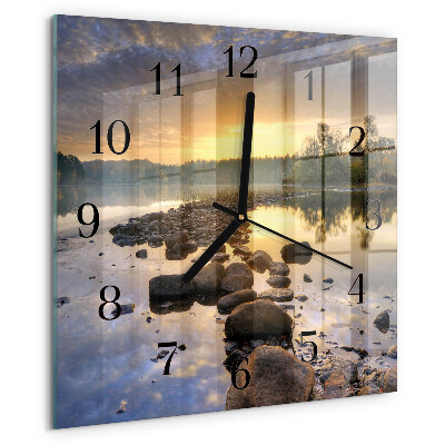 Reloj de vidrio Lago Natura