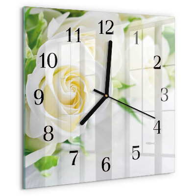 Reloj de vidrio Rosas