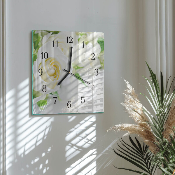 Reloj de vidrio Rosas