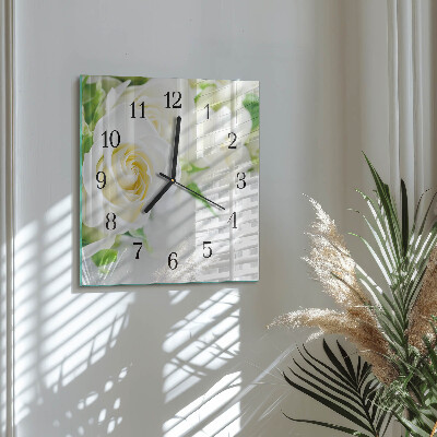 Reloj de vidrio Rosas