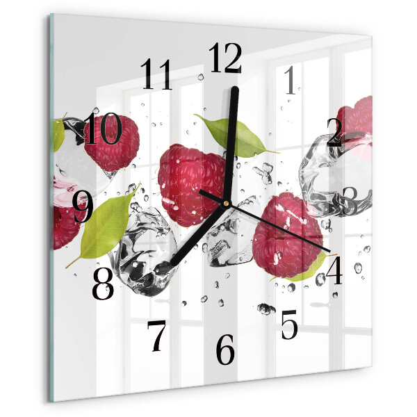 Reloj de vidrio Frambuesas