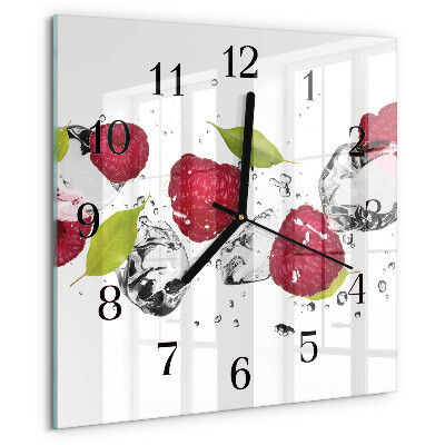 Reloj de vidrio Frambuesas