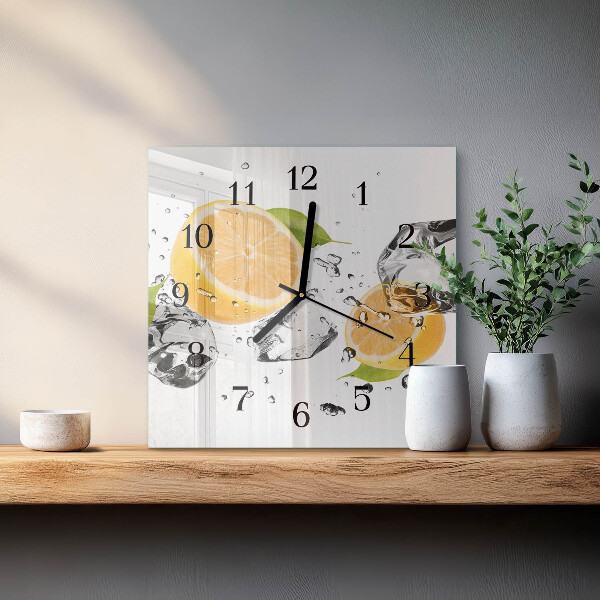 Reloj de vidrio Cítrico