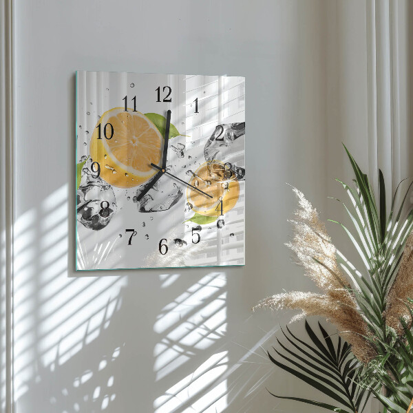 Reloj de vidrio Cítrico