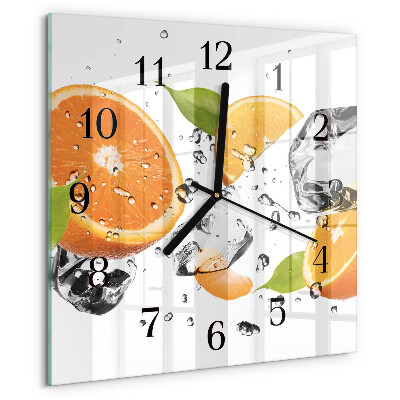 Reloj de vidrio Naranjas