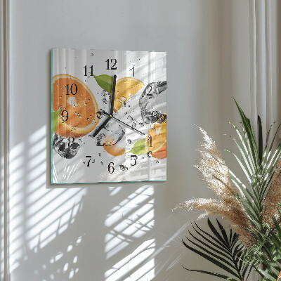 Reloj de vidrio Naranjas