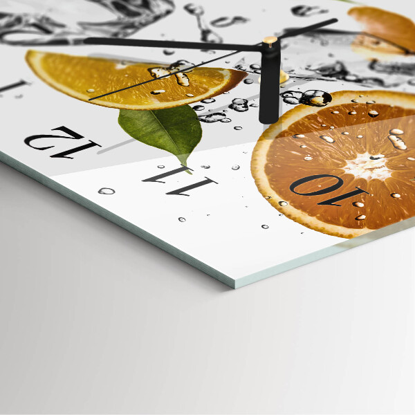 Reloj de vidrio Naranjas