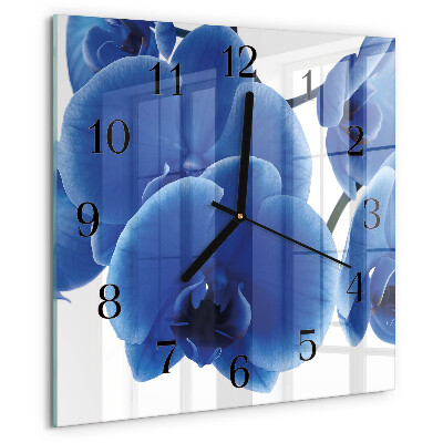 Reloj de vidrio Orquídea