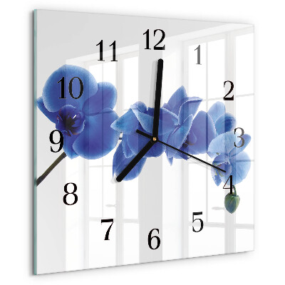 Reloj de vidrio Orquídea