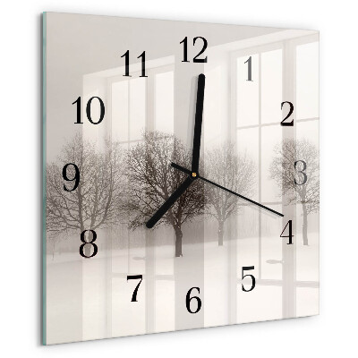 Reloj de vidrio Invierno