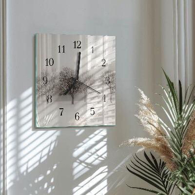 Reloj de vidrio Invierno