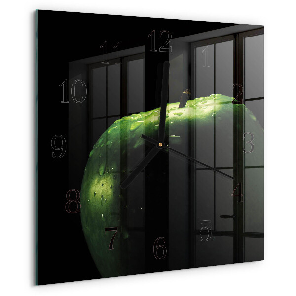 Reloj de vidrio Manzana