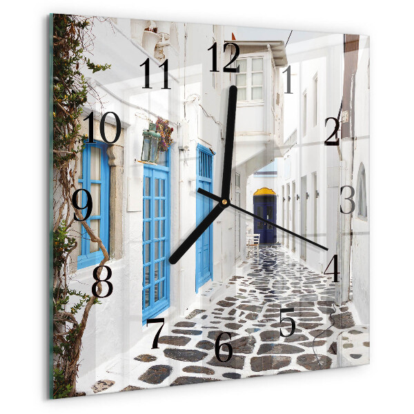 Reloj de vidrio Santorini