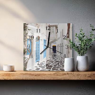Reloj de vidrio Santorini