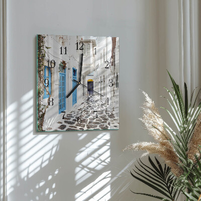 Reloj de vidrio Santorini