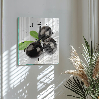 Reloj de vidrio Aceitunas
