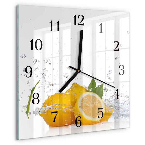 Reloj de vidrio Limones