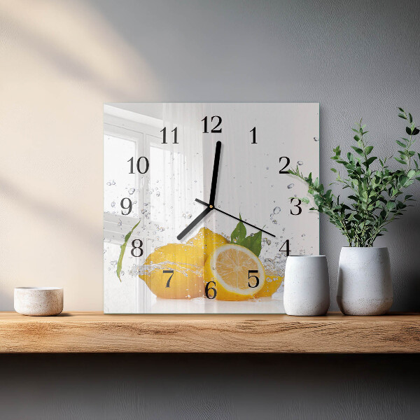 Reloj de vidrio Limones