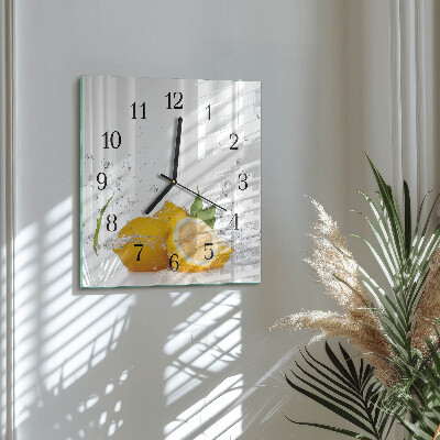 Reloj de vidrio Limones