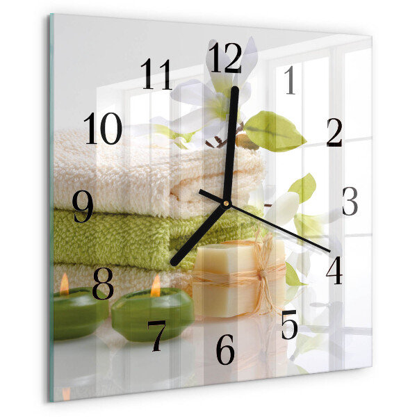 Reloj de vidrio Jabón de spa