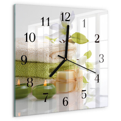 Reloj de vidrio Jabón de spa