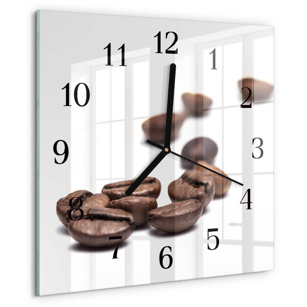 Reloj de vidrio Granos de café